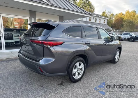 2023 Toyota Highlander Le из США, поврежденный, VIN 5TDKDRAHXPS500647